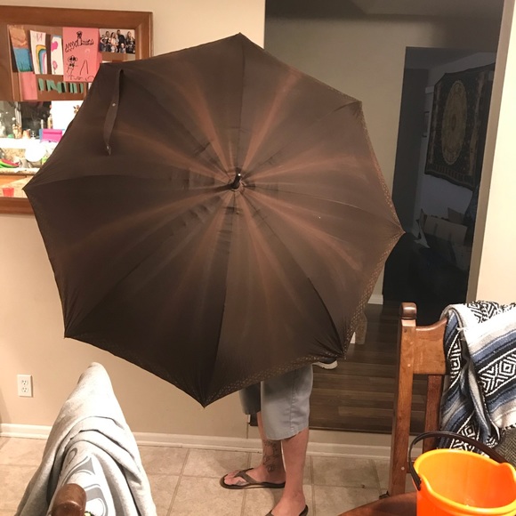 LOUIS VUITTON: Brown Umbrella $600 - Picture 8 of 8